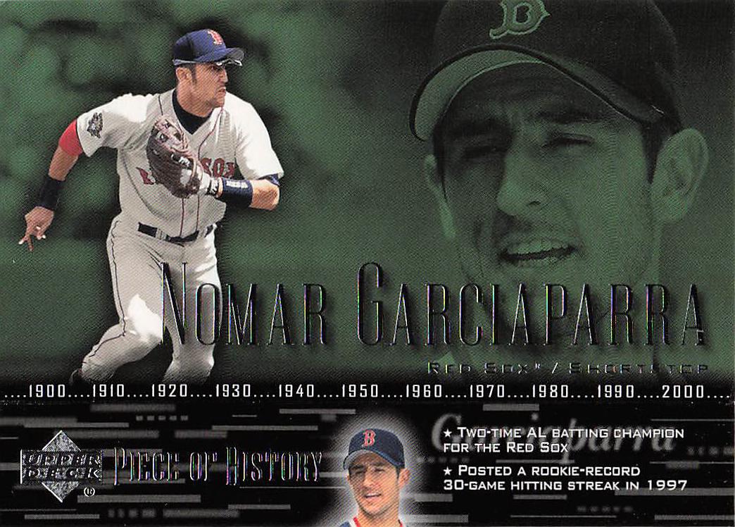 2002 Upper Deck Piece of History Baseball Nomar Garciaparra #26