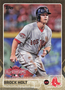 2015 Topps Update Baseball Gold 2011/2015 Brock Holt #US128