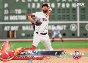 2018 Topps Opening Day Baseball David Price #148