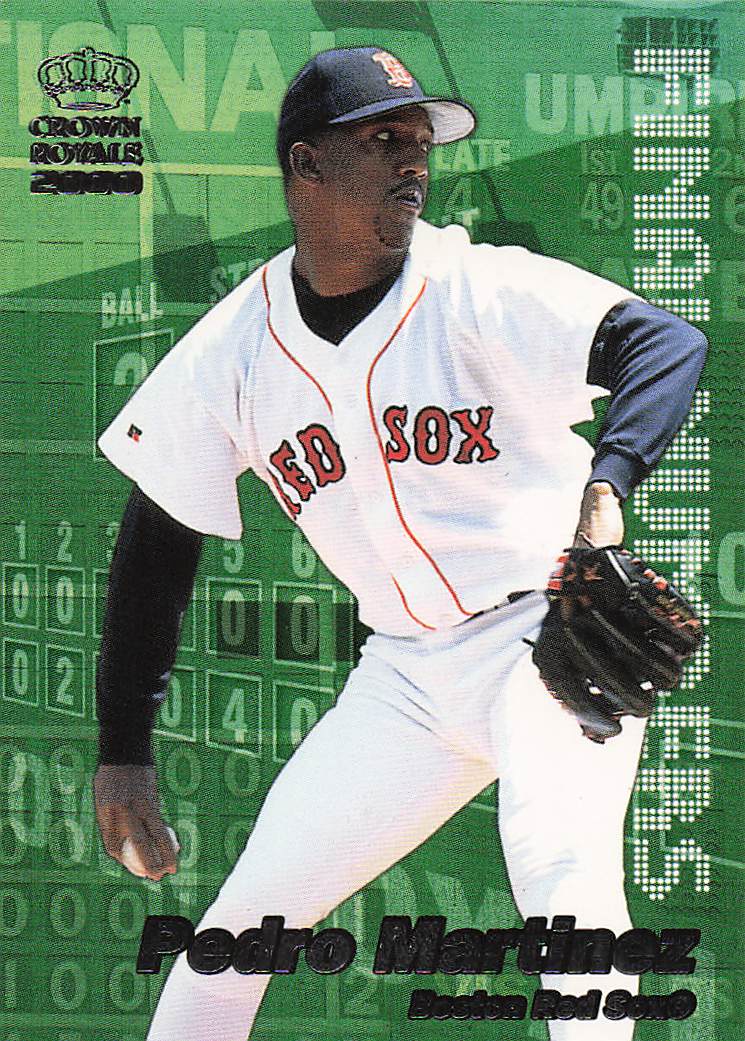 2000 Pacific Crown Royale Baseball Final Numbers Pedro Martinez #6