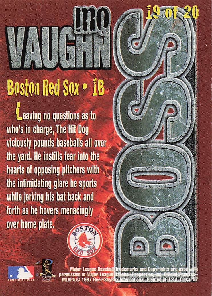 1997 Circa Baseball Boss Mo Vaughn #19