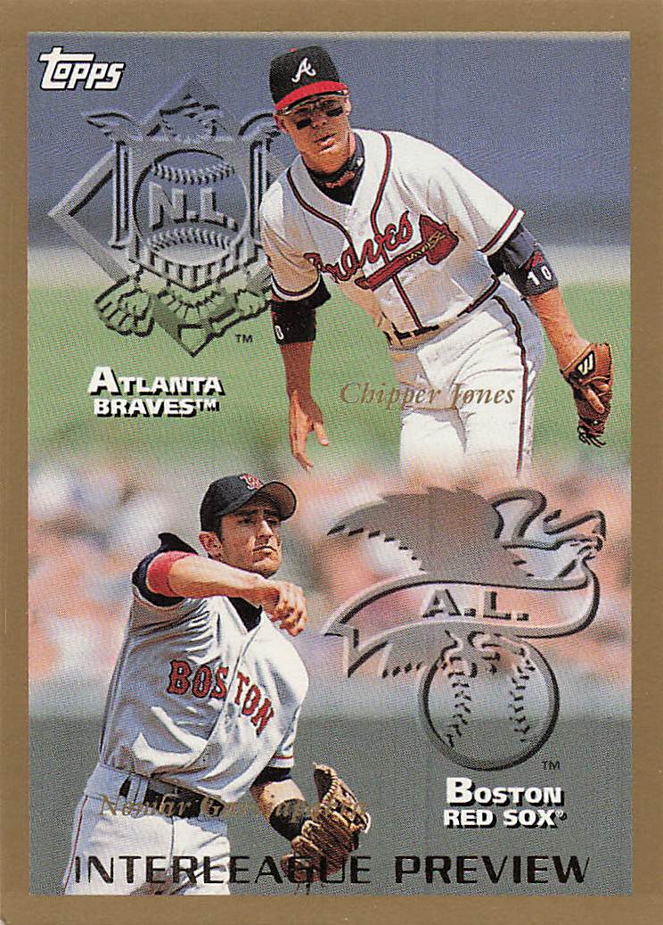 1998 Topps Baseball Chipper Jones / Nomar Garciaparra IPV #481
