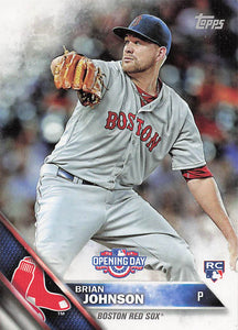 2016 Topps Opening Day Baseball Brian Johnson #OD-7 Rookie