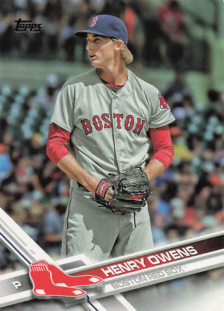 2017 Topps Baseball Henry Owens #69