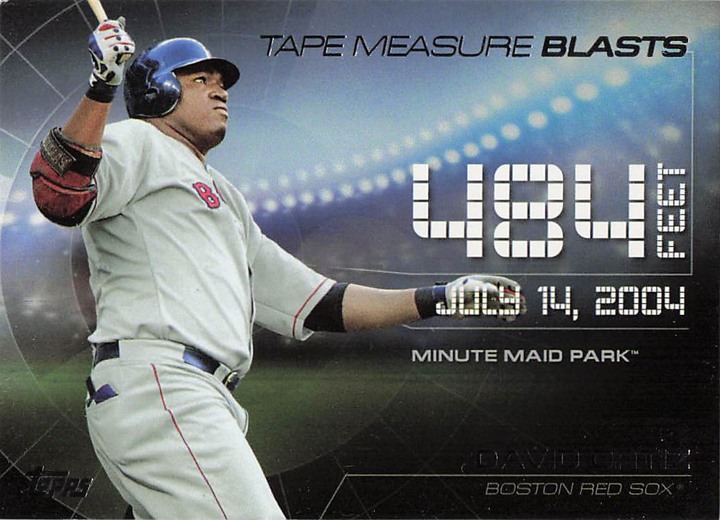 2015 Topps Update Baseball Tape Measure Blasts David Ortiz #TMB-10