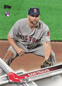 2017 Topps Update Baseball Sam Travis #US289 Rookie