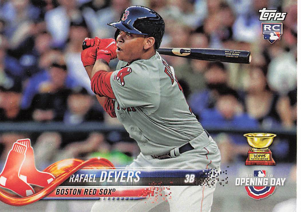2018 Topps Opening Day Baseball Rafael Devers #2 Rookie