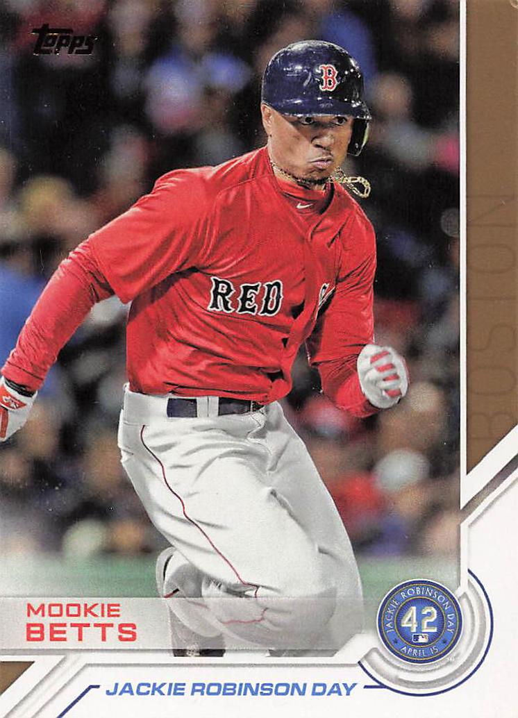 2017 Topps Baseball Jackie Robinson Day Mookie Betts #JRD-3