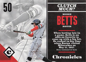 2017 Panini Chronicles Baseball Mookie Betts #86