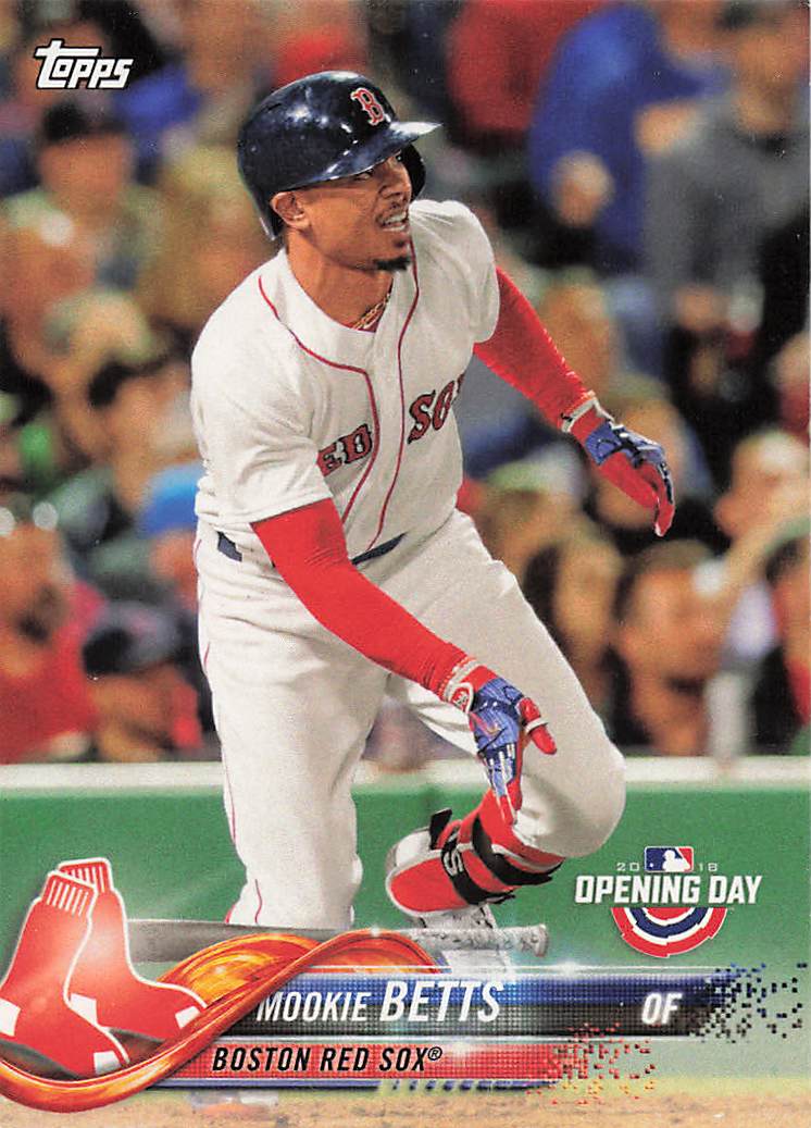 2018 Topps Opening Day Baseball Mookie Betts #22