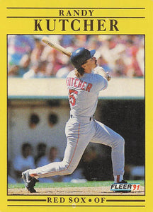 1991 Fleer Baseball Randy Kutcher #100