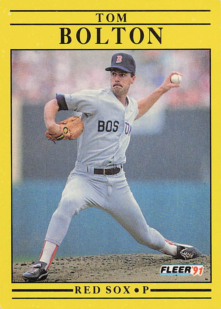 1991 Fleer Baseball Tom Bolton #87