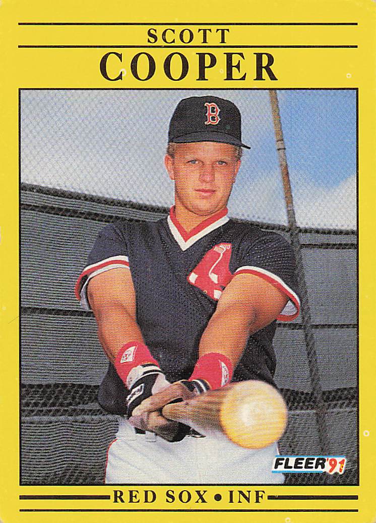 1991 Fleer Baseball Scott Cooper #91b