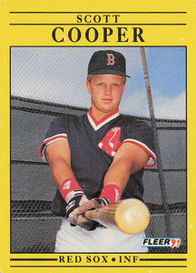 1991 Fleer Baseball Scott Cooper #91b