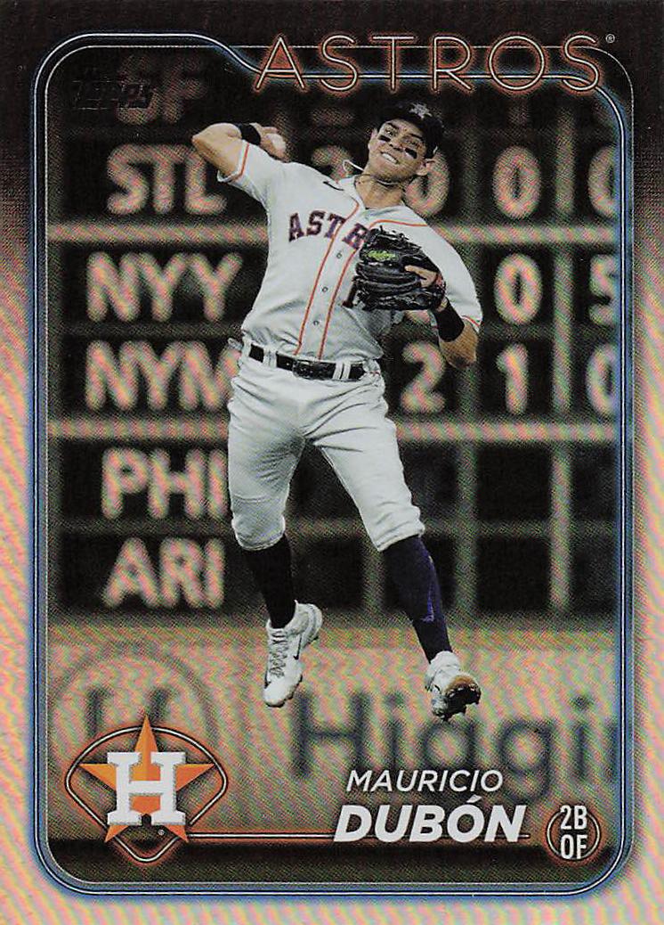 2024 Topps Baseball Rainbow Foil Mauricio Dubón #326