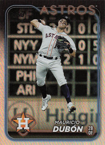 2024 Topps Baseball Rainbow Foil Mauricio Dubón #326