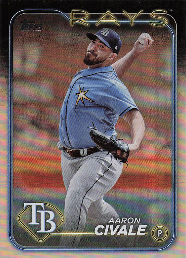 2024 Topps Baseball Rainbow Foil Aaron Civale #170