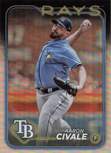 2024 Topps Baseball Rainbow Foil Aaron Civale #170