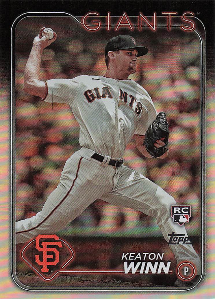 2024 Topps Baseball Rainbow Foil Keaton Winn #83