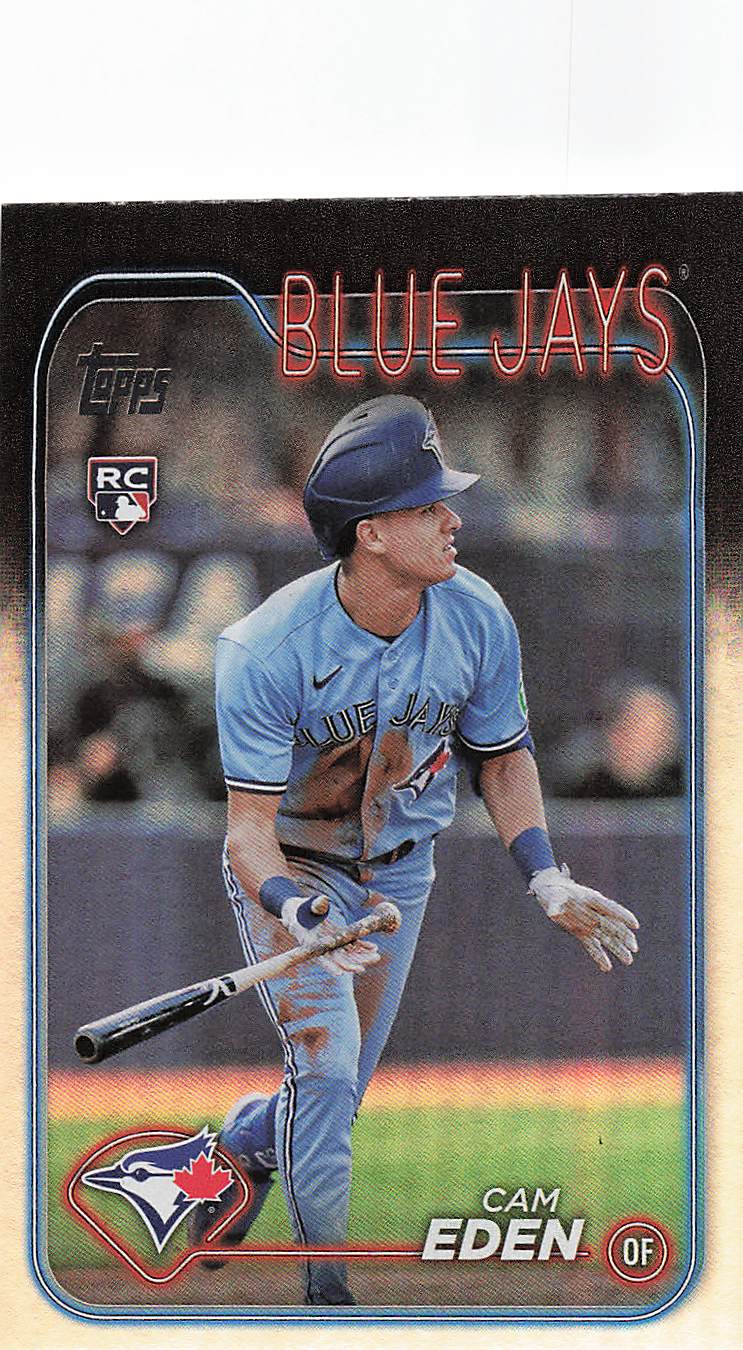 2024 Topps Update Baseball Rainbow Foil Cam Eden #US349 Rookie