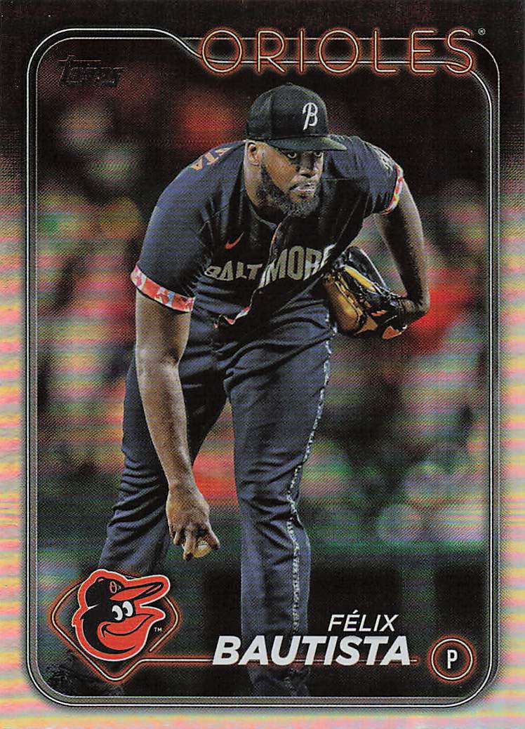 2024 Topps Baseball Rainbow Foil Félix Bautista #45