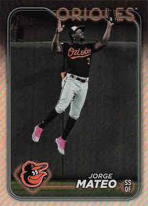 2024 Topps Baseball Rainbow Foil Jorge Mateo #42
