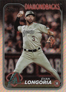 2024 Topps Baseball Rainbow Foil Evan Longoria #304
