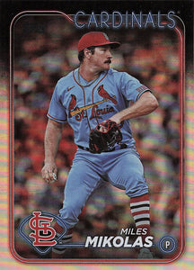 2024 Topps Baseball Rainbow Foil Miles Mikolas #287