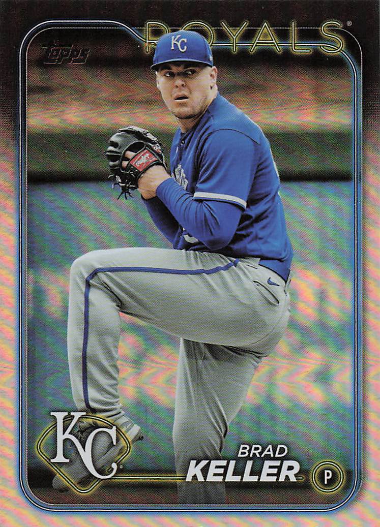 2024 Topps Baseball Rainbow Foil Brad Keller #140