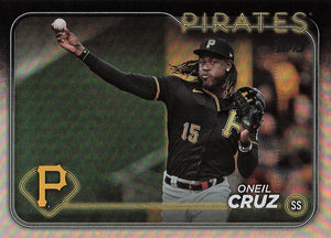 2024 Topps Baseball Rainbow Foil Oneil Cruz #90