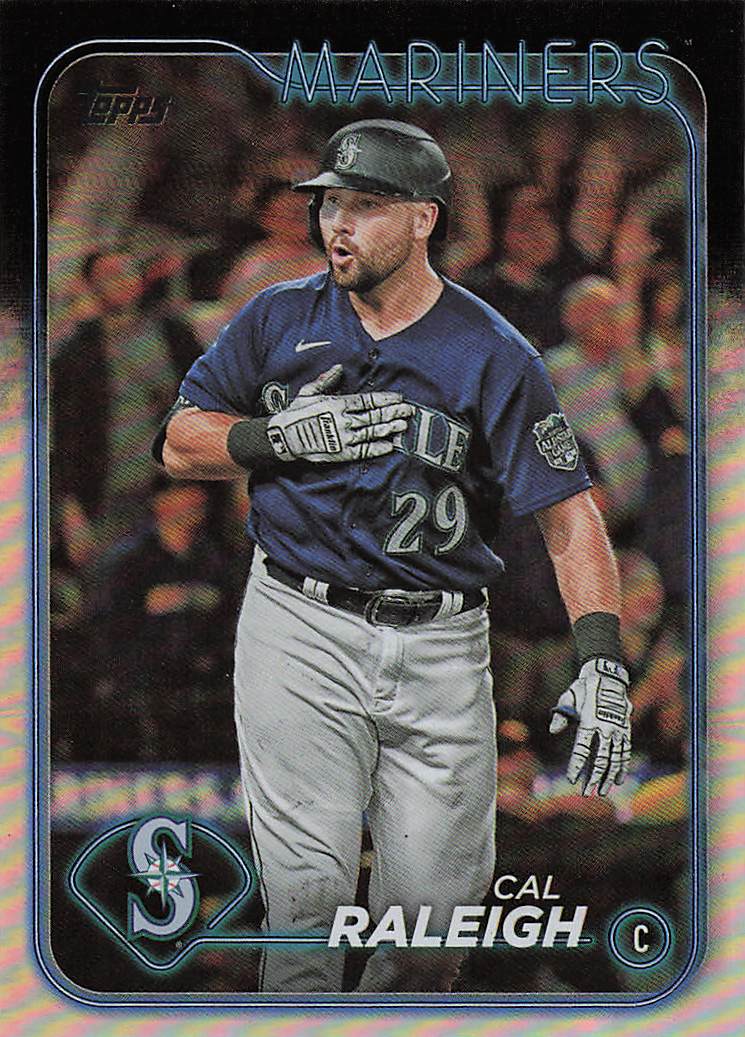 2024 Topps Baseball Rainbow Foil Cal Raleigh #122