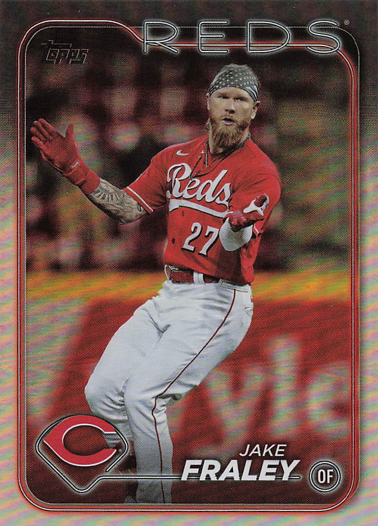 2024 Topps Baseball Rainbow Foil Jake Fraley #261