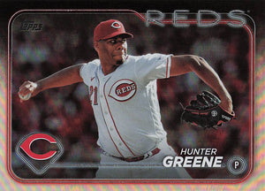 2024 Topps Baseball Rainbow Foil Hunter Greene #119