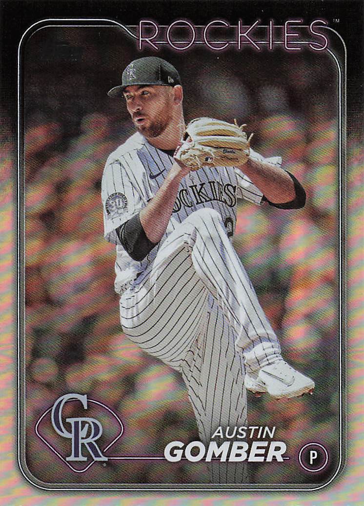 2024 Topps Baseball Rainbow Foil Austin Gomber #340