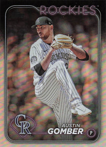 2024 Topps Baseball Rainbow Foil Austin Gomber #340
