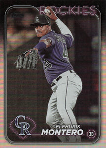 2024 Topps Baseball Rainbow Foil Elehuris Montero #341