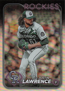2024 Topps Baseball Rainbow Foil Justin Lawrence #259