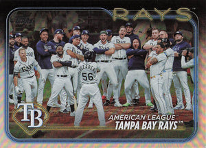 2024 Topps Baseball Rainbow Foil Tampa Bay Rays #211