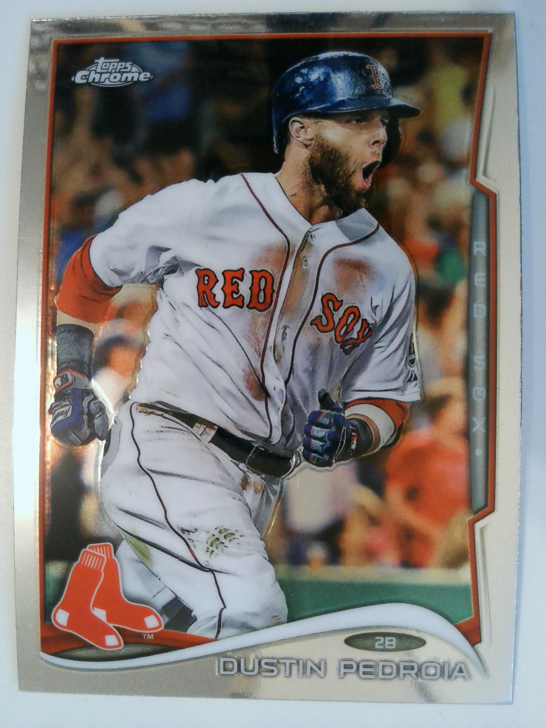 2014 Topps Chrome Baseball Dustin Pedroia #204