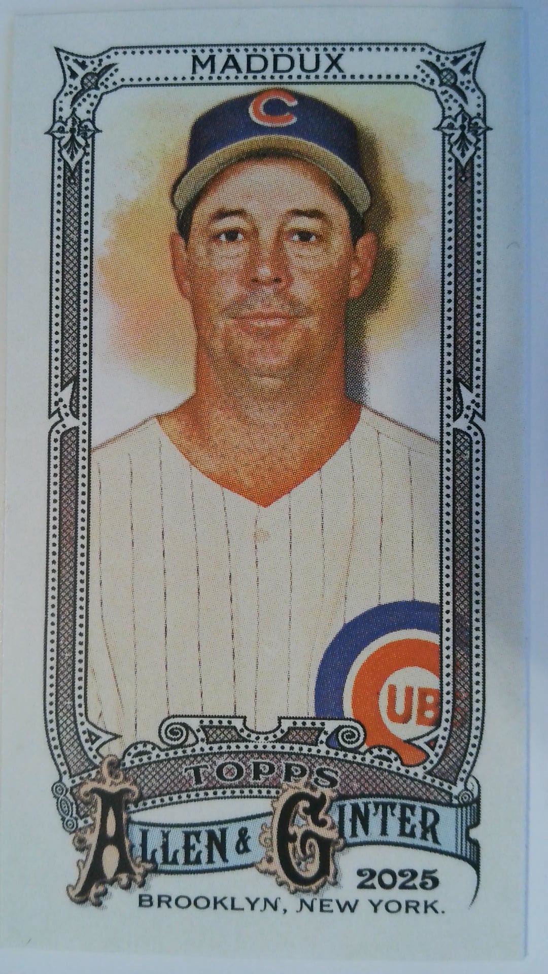 2025 Topps Allen & Ginter Baseball Mini Greg Maddux #41