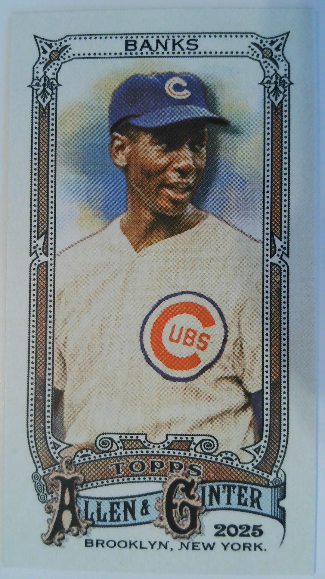 2025 Topps Allen & Ginter Baseball Mini Ernie Banks #54