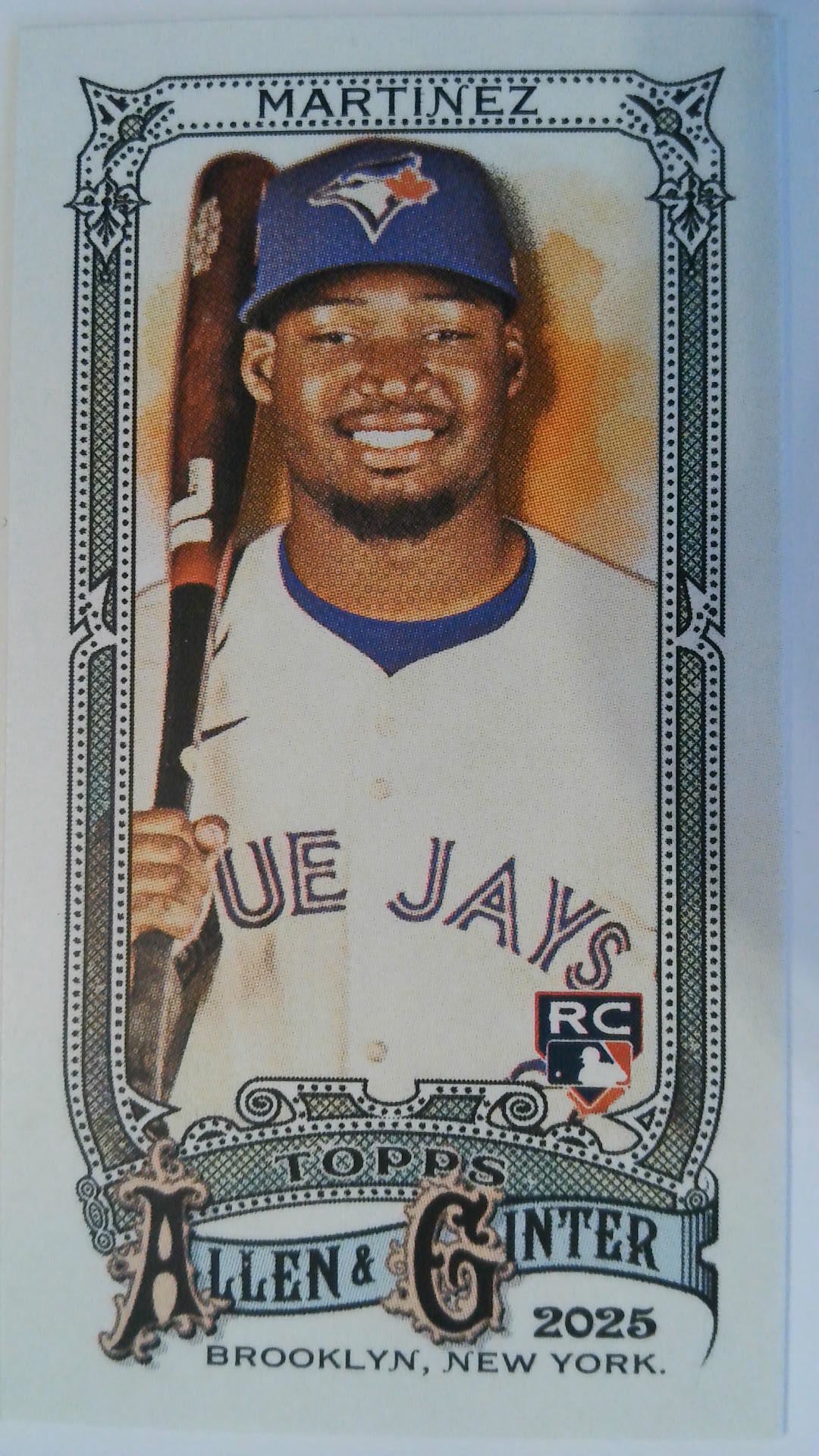 2025 Topps Allen & Ginter Baseball Mini Orelvis Martinez #82 Rookie