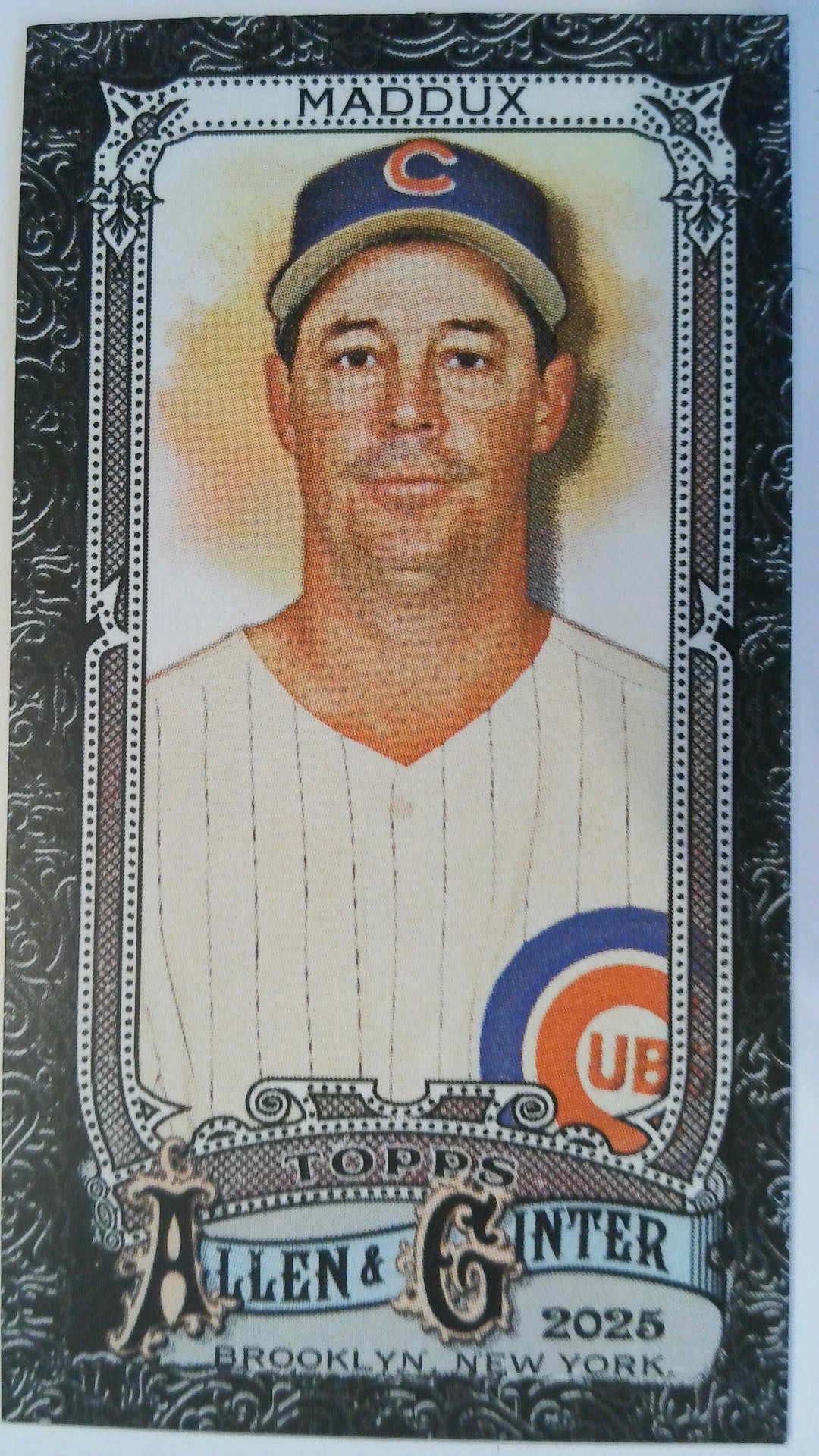 2025 Topps Allen & Ginter Baseball Mini Black Border Greg Maddux #41