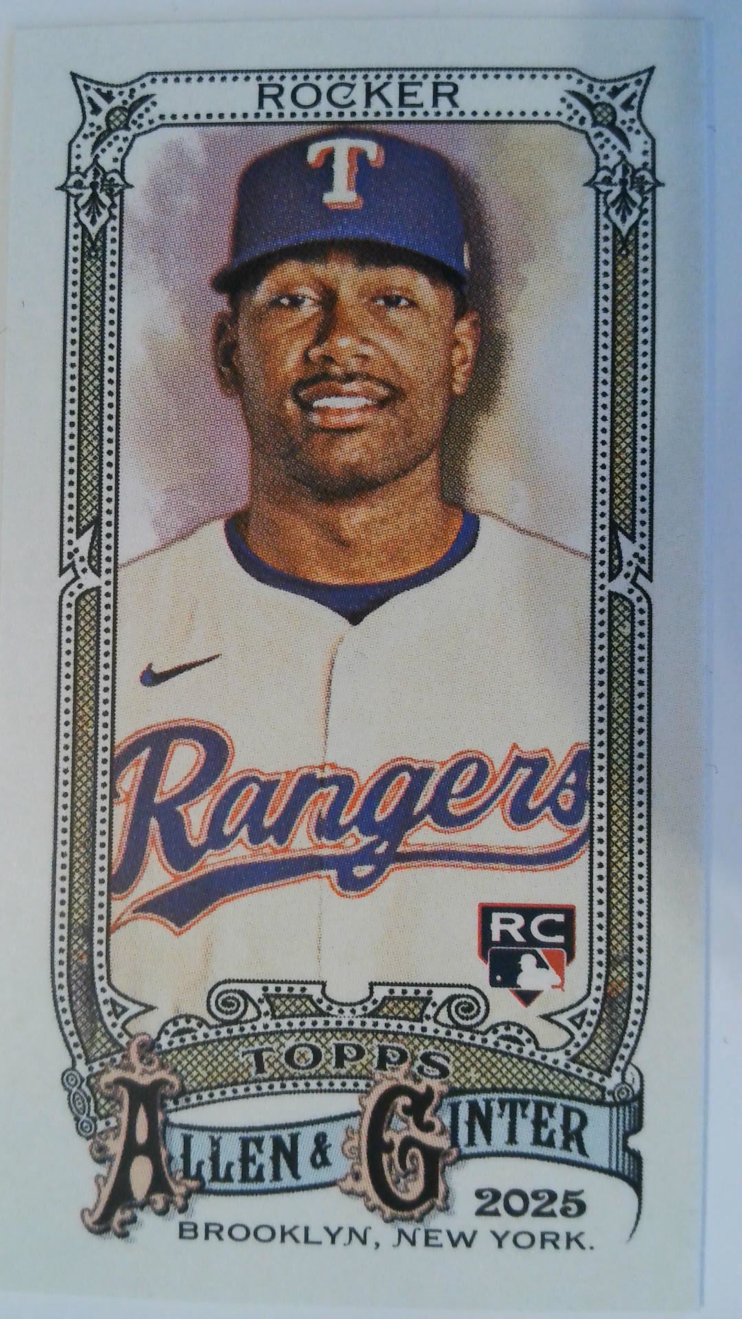2025 Topps Allen & Ginter Baseball Mini Kumar Rocker #124 Rookie