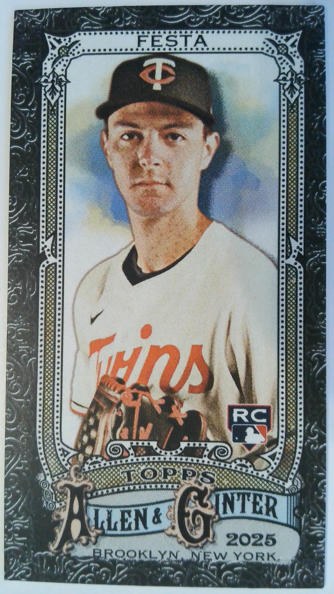 2025 Topps Allen & Ginter Baseball Mini Black Border David Festa #249 Rookie