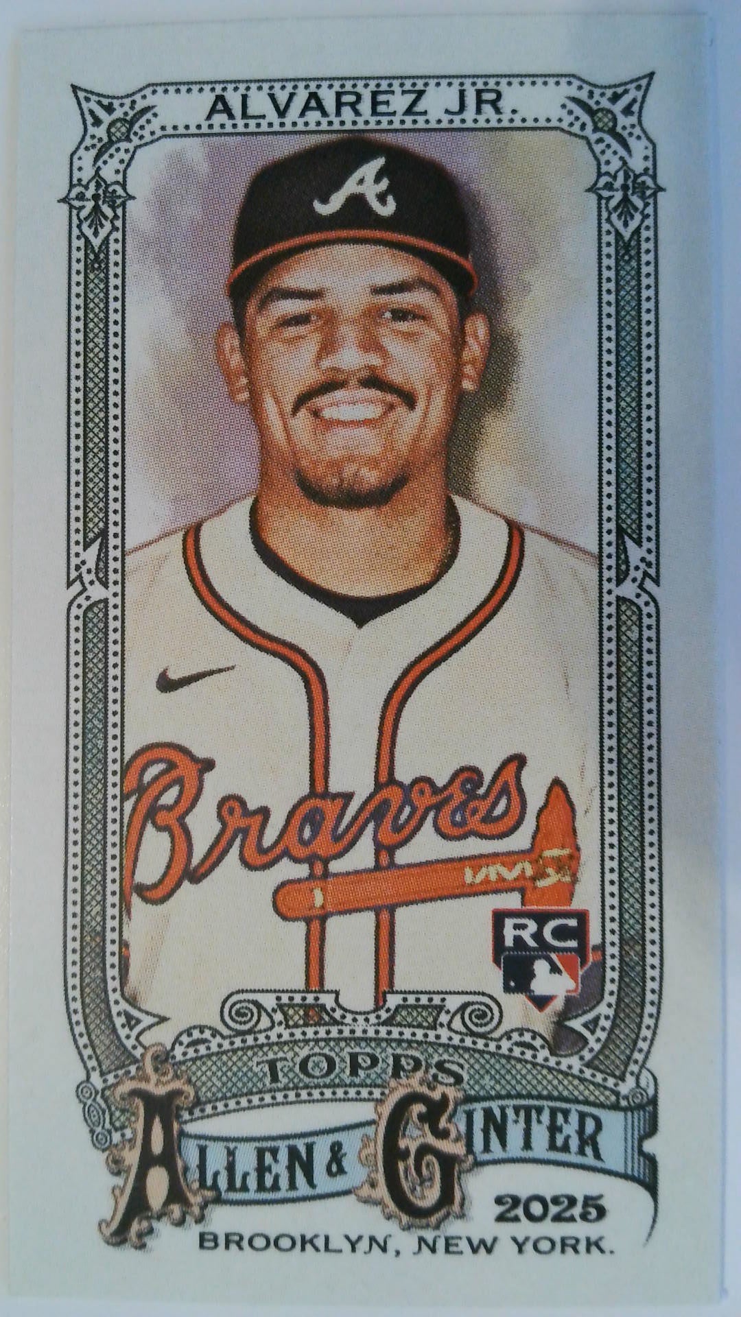 2025 Topps Allen & Ginter Baseball Mini Nacho Alvarez Jr. #201 Rookie