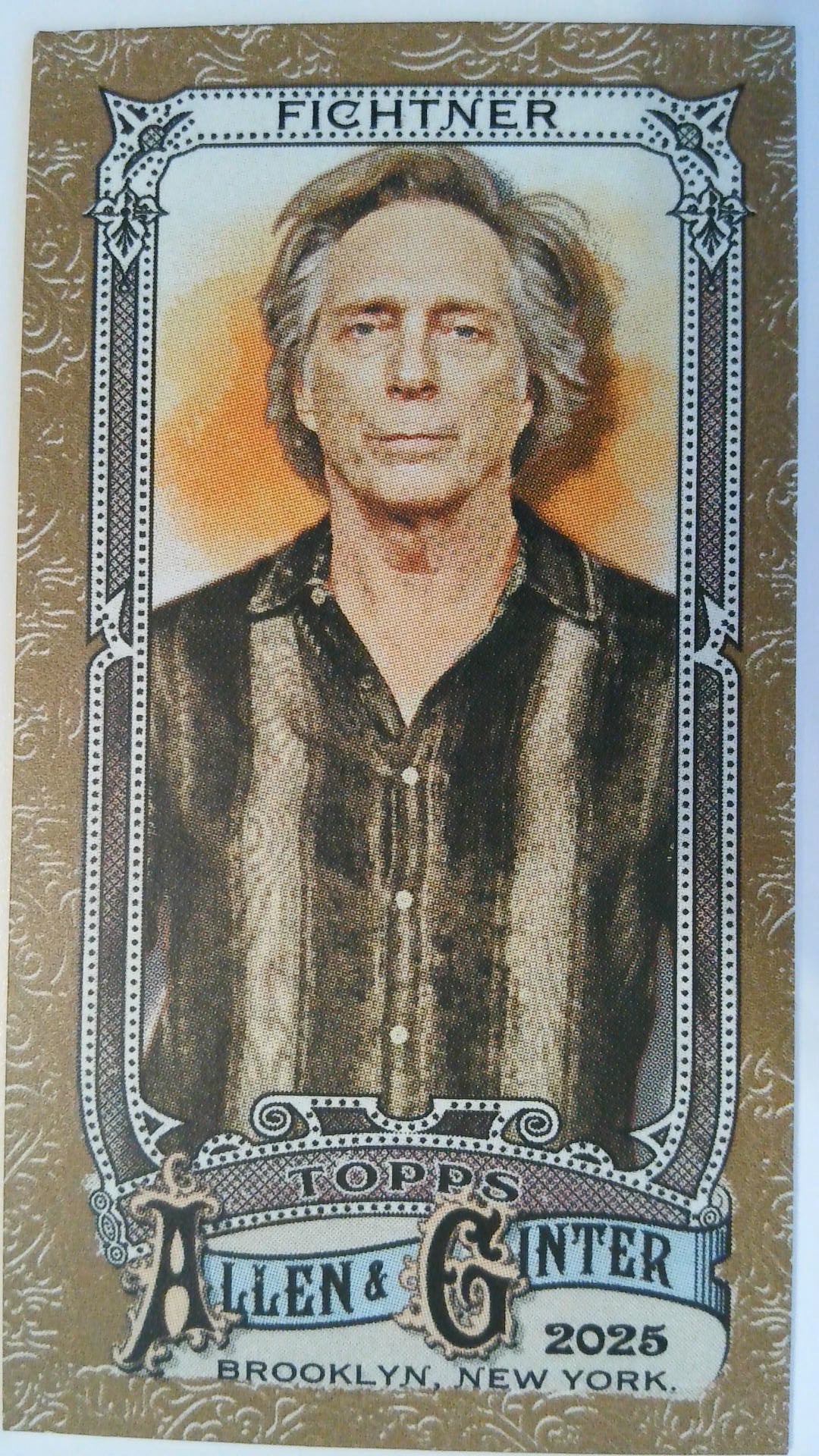 2025 Topps Allen & Ginter Baseball Mini Gold Border William Fichtner #274