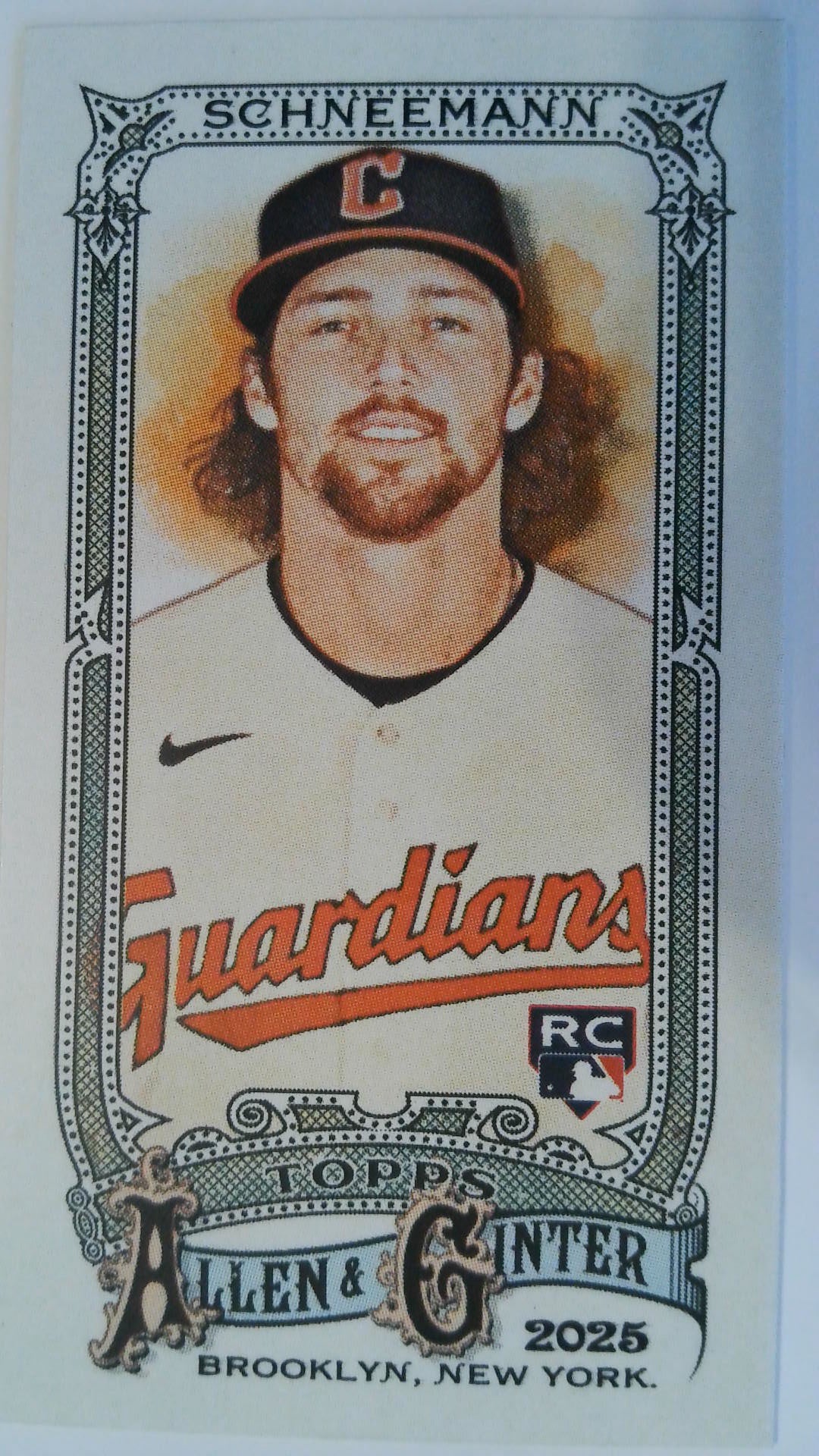 2025 Topps Allen & Ginter Baseball Mini Daniel Schneemann #233 Rookie