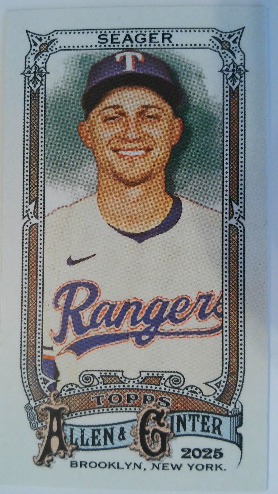 2025 Topps Allen & Ginter Baseball Mini Corey Seager #81