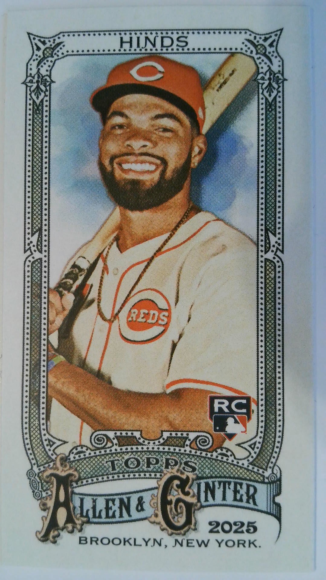 2025 Topps Allen & Ginter Mini Allen & Ginter Back Rece Hinds #126 Rookie